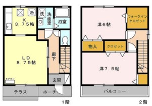 エクレールＡ棟 間取り