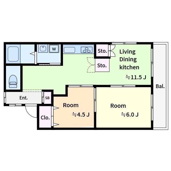 阿出川荘  間取り図
