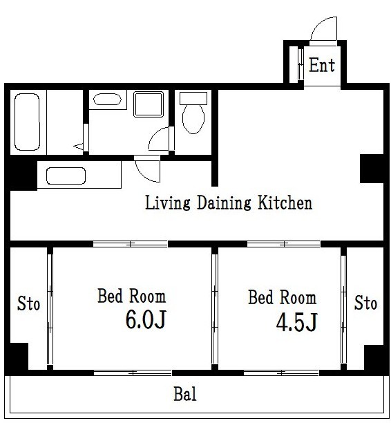 ハイネスカワマタ 間取り図