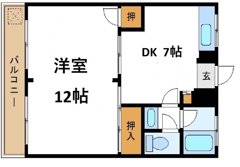 第三大信マンション  間取り