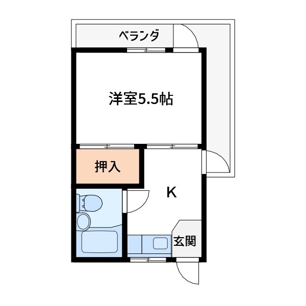 サニーハイツ東上野 間取り