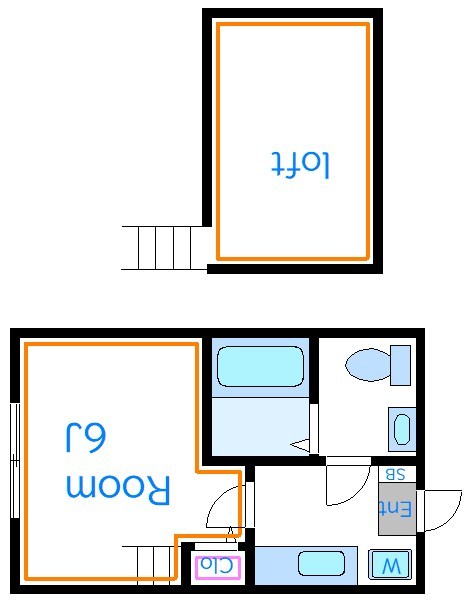 コンパートメントハウス西新井 間取り図