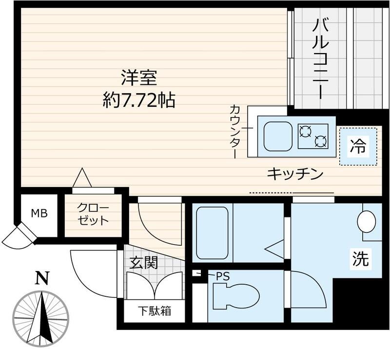 フェルクルールプレスト押上Ⅱ  間取り図