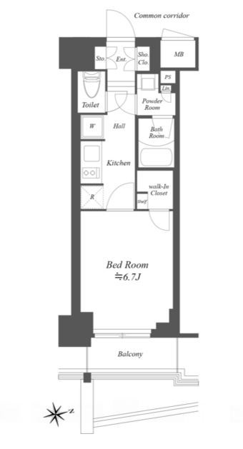 ブランシエスタ東陽町 間取り