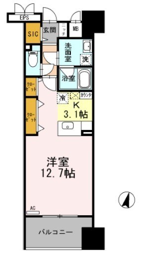 ロイヤルパークスシーサー南千住  間取り