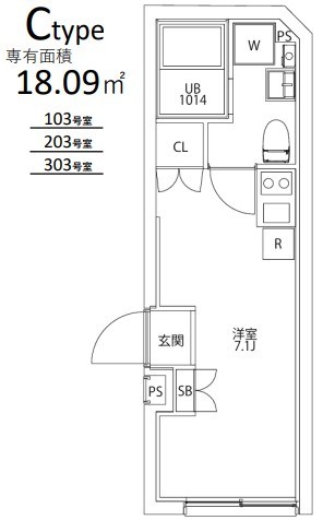 ＣＩＴＹ　ＷＡＬＫ王子ＤＵＥ 間取り
