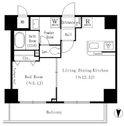 YUNO ART KAMEIDO  間取り