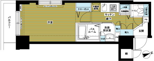 アヴァンティーク銀座東 間取り