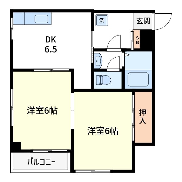 キャッスル増田 間取り