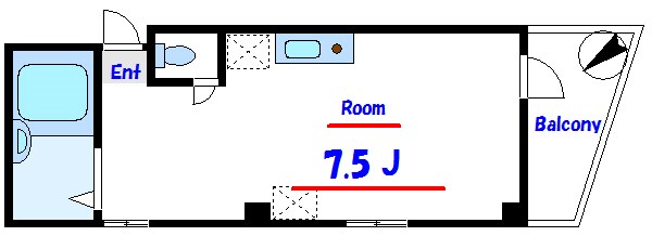 ビクトリータワー田端Ⅱ 間取り