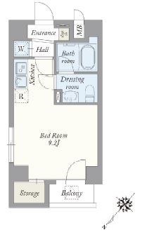 KS入谷EAST  間取り