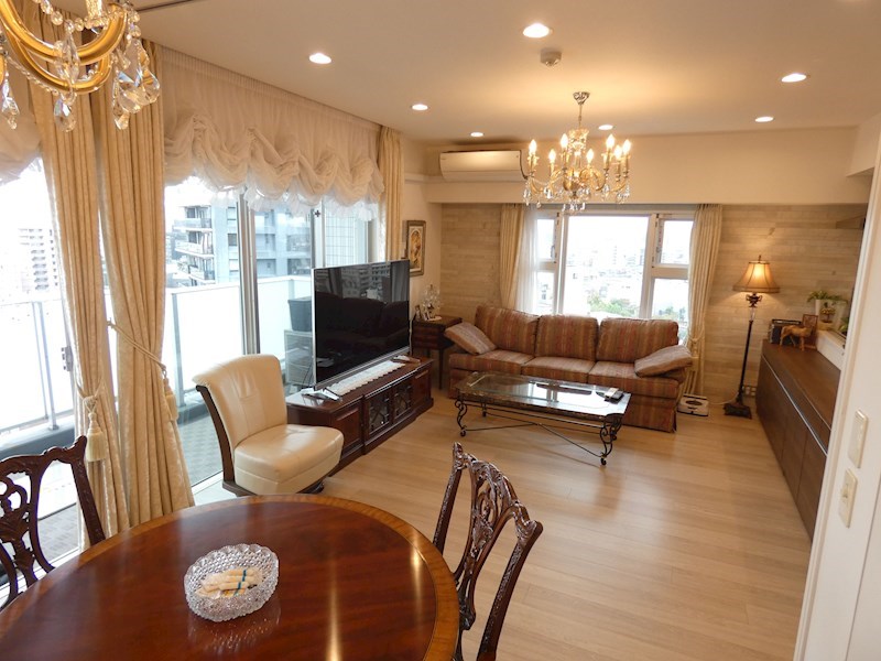 パークホームズ町屋 リビング