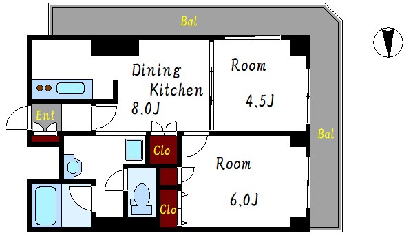 プラザ木場   間取り