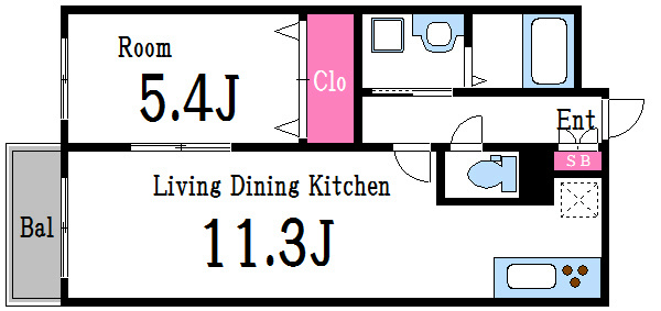 オッサボヌール船堀 間取り