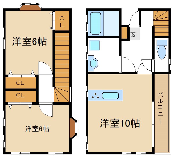 孫八貸家820 間取り