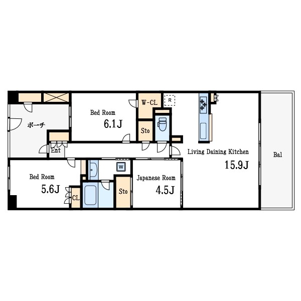 グランヒルズＴＯＫＹＯイースト 間取り
