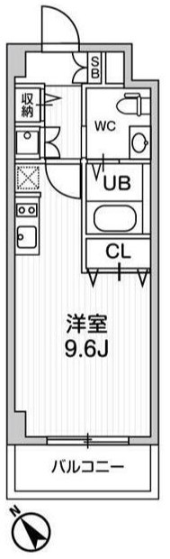 CASSIA市川妙典 310号室 間取り