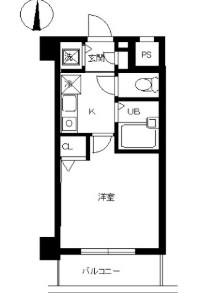 スカイコート東陽町ＥＡＳＴ  間取り図