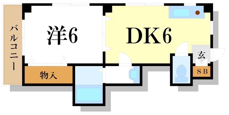 パークヒル瑞江弐番館 204号室 間取り