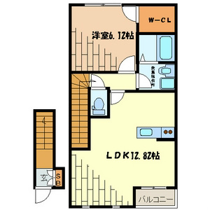 クロバーハイツＡ棟   間取り