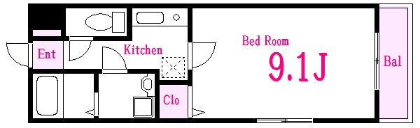 ミリアビタNo.21 間取り図