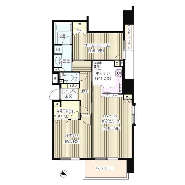 ＫＤＸレジデンス日本橋水天宮 間取り