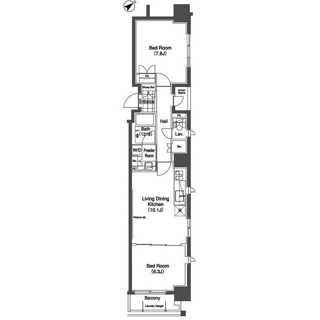 コンフォリア日本橋人形町  間取り