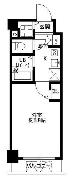 プレール・ドゥーク清澄白河  間取り