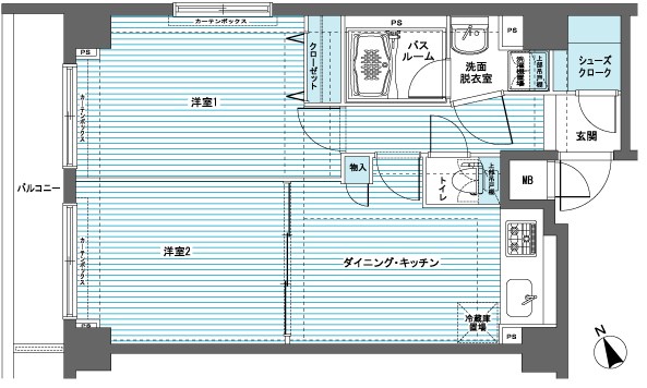 フェニックス日本橋兜町参番館 間取り