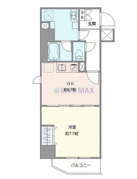 ジェノヴィア南千住スカイガーデン 間取り