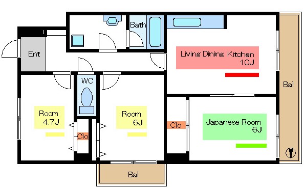 レピドール福田 間取り図