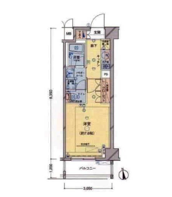 ヴェルト日暮里イースト 間取り