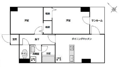 COCOハウス西葛西 1005号室 間取り