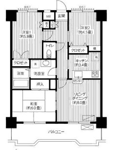 関寅ビル第２ 804号室 間取り