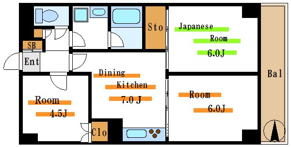 ヴェーネル滝沢  間取り