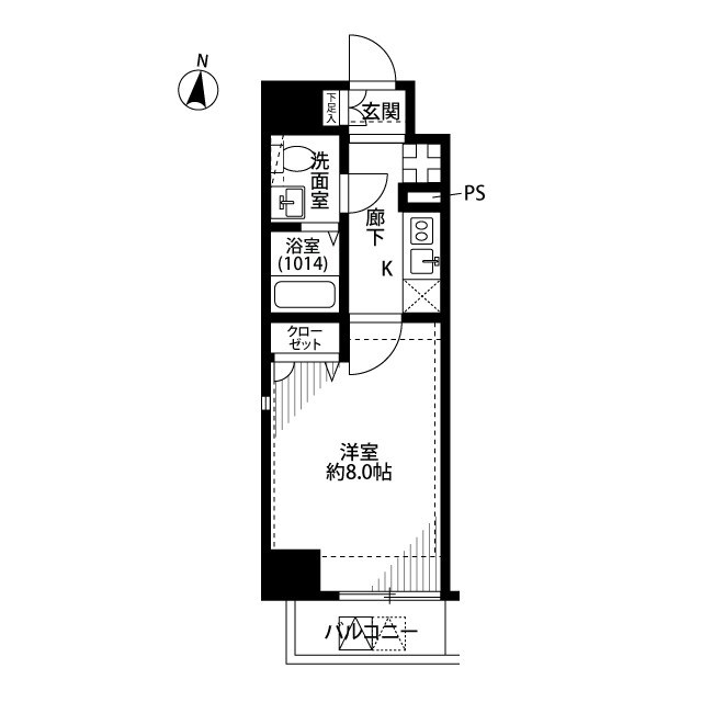 プレール・ドゥーク東雲 間取り