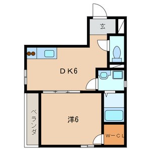 ヒルズＡ 102号室 間取り