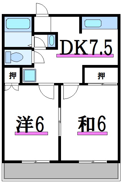 メゾン八千代 間取り