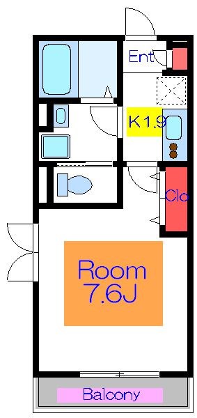 メゾンドゥクラリス 間取り