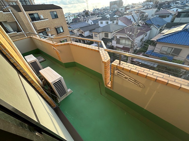 柴又STマンション ベランダ