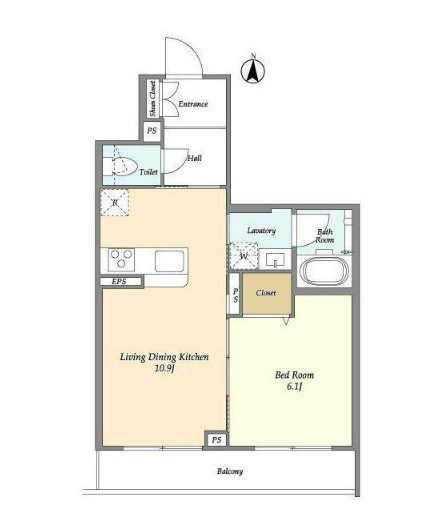 リブラ北千住  間取り