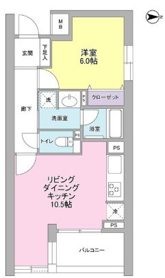 デュエット北千住マキア 間取り