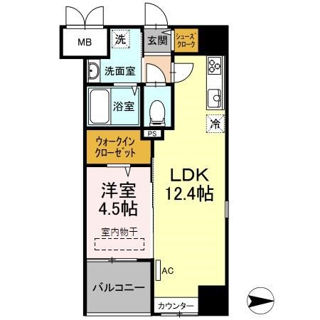 Trio　Mare　蔵前 間取り