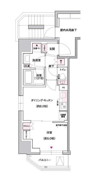 ジェイグランコート上野入谷 間取り