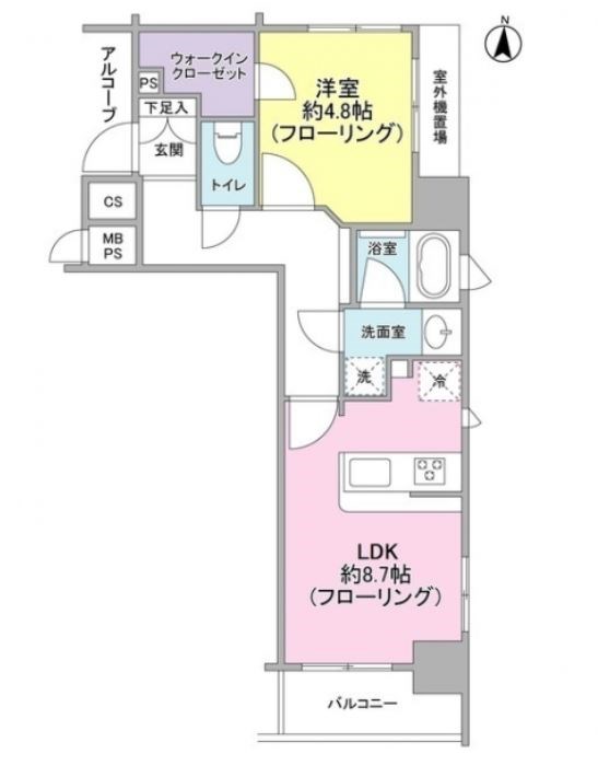 シティインデックス亀戸 間取り