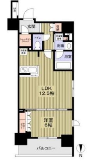 パレステージ大島 1004号室 間取り