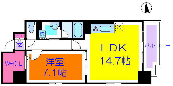 ＴＥＲＡＨＡＵＳテラハウス  間取り