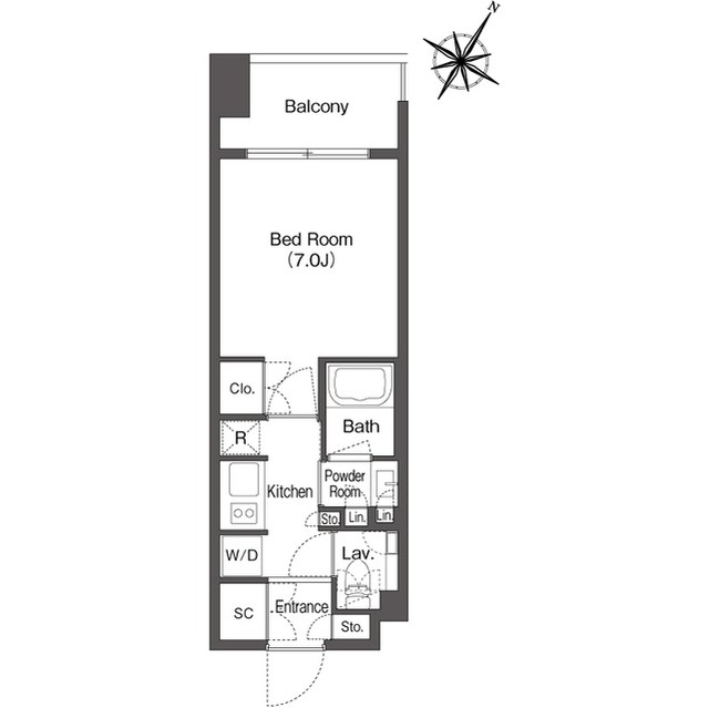 ミリアレジデンス日本橋人形町 間取り