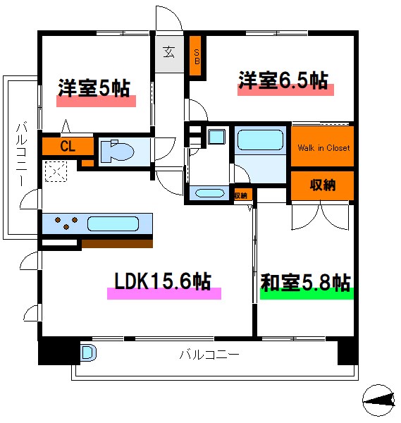 イニシアフォレスト町屋  間取り