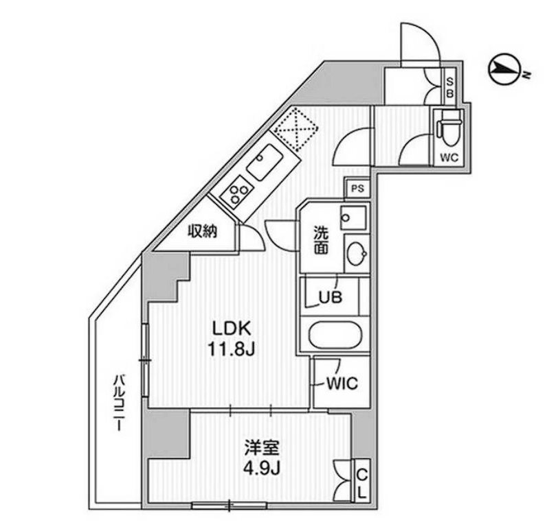 コンフォリア・リヴ千住 間取り